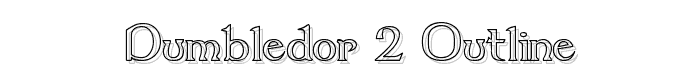 Dumbledor 2 Outline font